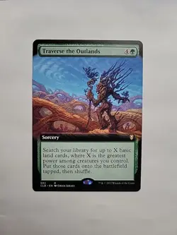 MTG - Traverse the Outlands (Extended Art) CLB Regular Rare #593 - Image 1