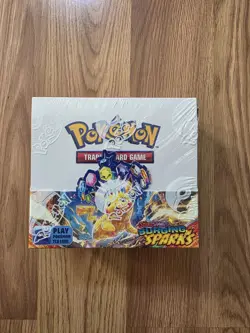 Pokemon Scarlet & Violet TCG Surging Sparks Booster Box Factory Sealed 36 Packs - Image 1