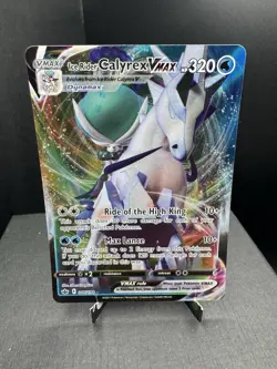 Pokemon TCG SWSH Chilling Reign Ice Rider Calyrex VMAX 046/198 Ultra Rare NM - Image 1