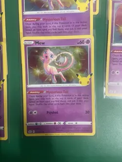 Pokemon TCG Celebrations 25th Mew (011/025) Holo Rare NM - LP Lot of 8 - Image 2