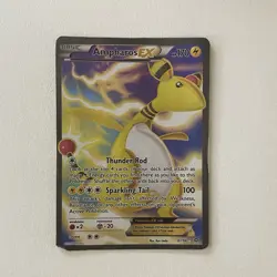 [MP] Ampharos EX - Pokemon Ancient Origins FULL ART Holo Foil Ultra Rare 87/98 - Image 1