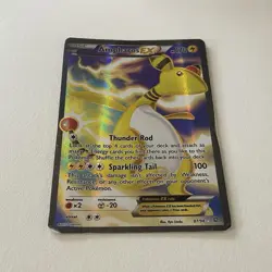 [MP] Ampharos EX - Pokemon Ancient Origins FULL ART Holo Foil Ultra Rare 87/98 - Image 2
