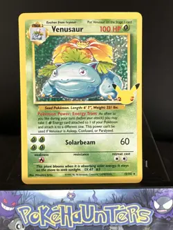 Pokemon Card Venusaur 15/102 25th Anniversary Celebrations NM - Image 1