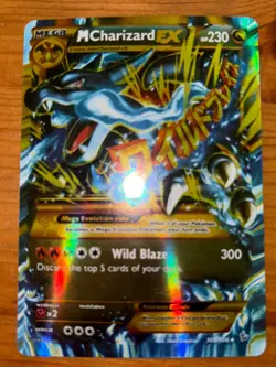 2014 Pokemon XY Flashfire 108 M Charizard EX Ultra Rare - Image 1