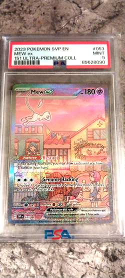 2023 POKEMON SVP EN-SV PROMO 151 ULTRA-PREMIUM COLLECTION #053 MEW EX PSA 9 - Image 1