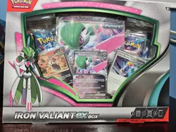 Iron Valiant ex/Roaring Moon ex Pokemon S&V Box Sealed Paradox Rift (Set of 2) - Image 4