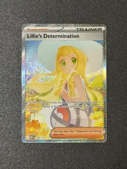 Pokemon TCG Lillie’s Determination 184/132 Mega Evolutions SIR - Image 1