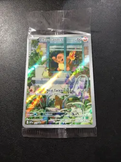 Pokemon Charmander SVP-044 Obsidian Flames ETB Promo Illustration Rare Sealed - Image 1