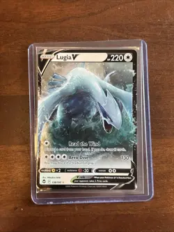 Lugia V 138/195 Silver Tempest Full Art Ultra Rare Holo Pokemon TCG MINT - Image 1