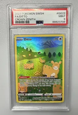 Pokemon - Crown Zenith - Ditto Full Art GG22/GG70 - PSA 9 - Image 1