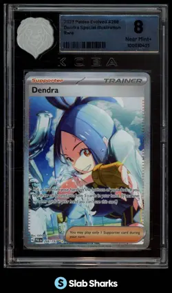 2023 POKEMON SCARLET & VIOLET PALDEA EVOLVED #266/193 DENDRA SPECIAL IR KOBA 8 - Image 1