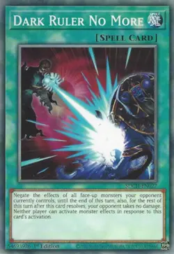 Yugioh! LP Dark Ruler No More - SDCH-EN027 - Common - 1st Edition Lightly Played - Image 1