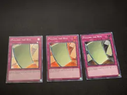 Yugioh 3x Pulling The Rug Super Rare OP23-EN011 NM - Image 1