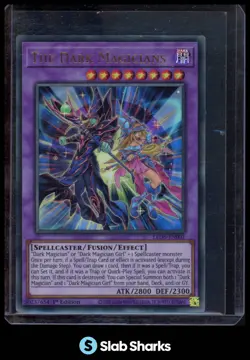 2020 YU-GI-OH! LED6-EN001 MAGICAL HERO 1ST EDITION THE DARK MAGICIANS ULTRA RARE - Image 1