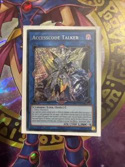 Yu-Gi-Oh! TCG 1st Edition Accesscode Talker Prismatic Secret Rare RA02-EN044 - Image 1
