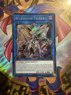 Yu-Gi-Oh! TCG 1st Edition Accesscode Talker Prismatic Secret Rare RA02-EN044 - Image 2