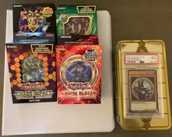 Yugioh Card Collection includes Binder and Sealed Boxes and Tin - Image 1
