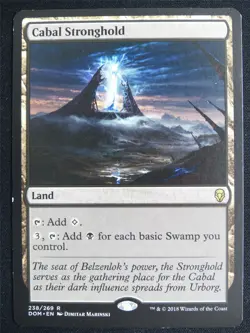 Cabal Stronghold - DOM - Mtg Card #4NB - Image 1