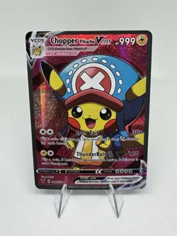 Mint Pokemon Pikachu Cosplay Ash DIY Kawaii Holo Card - Image 1