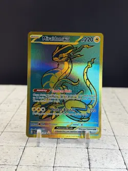 Pokemon TCG Miraidon EX Scarlet & Violet Paldean Fates Hyper Rare Card 243/091 - Image 1