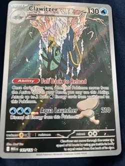 Clawitzer Mega Evolutions 141/132 Secret Rare Pokemon Card NM/M - Image 1