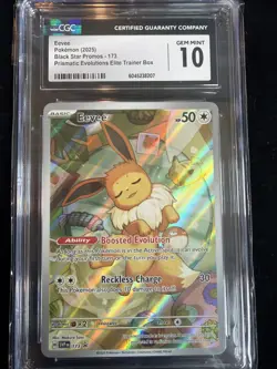 Eevee 173 Sv: Scarlet & Violet Promo Cards Holo CGC 10 Pokemon - Image 1