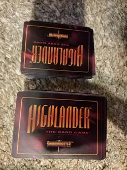 Highlander The Movie Card Game. 1 Set Of Type 1 Complete Set - Image 3