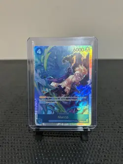 One Piece The Best Vol.2 Card Game Marco PRB02-008 SR English - Image 4