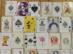 Vintage Lot of 76 Aces and Jokers Playing Cards Collection - Image 3