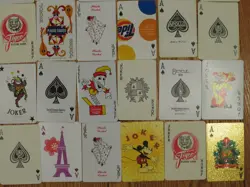 Vintage Lot of 76 Aces and Jokers Playing Cards Collection - Image 5