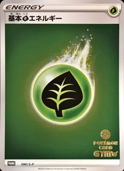 Pokemon Card Grass Energy P 090/S-P promo Promo Japanese - Image 1