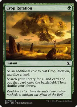 Crop Rotation Regular - Duel Decks: Nissa Vs. Ob Nixilis MTG-LP - Image 1