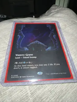 MTG Watery Grave (Borderless) Edge of Eternities Foil 285 - Image 1