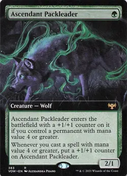 Ascendant Packleader (Extended Art) Innistrad: Crimson Vow Regular - Image 1