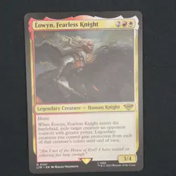 Eowyn, Fearless Knight MTG Lord of the Rings Commander Rare 201 NM - Image 1