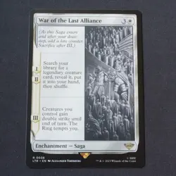War of the Last Alliance 36 MTG The Lord of the Rings (LTR) Rare NM - Image 1
