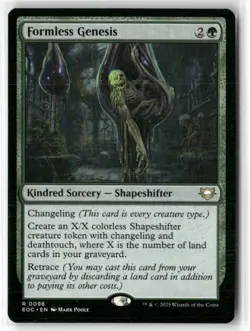 Formless Genesis Commander: Edge Of Eternities NM Magic MTG - Image 1