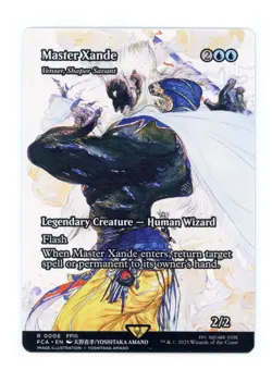 Master Xande - Venser, Shaper Savant (Showcase) R 0006 Error Final Fantasy MTG - Image 1