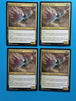 MTG 4x Merfolk Skydiver x4 NM War of the Spark Magic Playset - Image 2