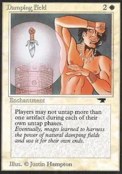 MTG English Damping Field Light Play Normal Antiquities - Image 1