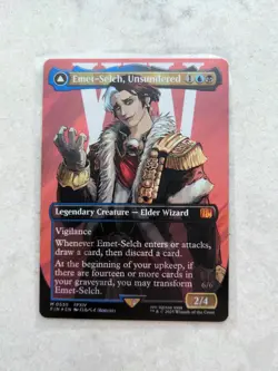 MTG Emet-Selch, Unsundered (Borderless) (Surge Foil) Final Fantasy 0539 NM/MT - Image 1