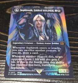 Sephiroth, Fabled SOLDIER (0317) (Borderless) Final Fantasy Foil - Image 1