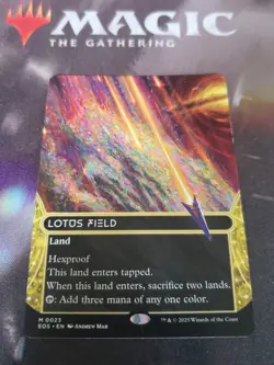 Mtg. Lotus Field. #23. Borderless. Edge of Eternities. Pack Fresh - Image 1