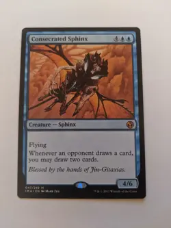 MTG English Magic Card Near Mint CONSECRATED SPHINX from Iconic Masters - Image 1