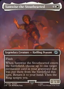 2x Samwise the Stouthearted - Extended Art Bundle Promo LTR NM MTG - Image 1