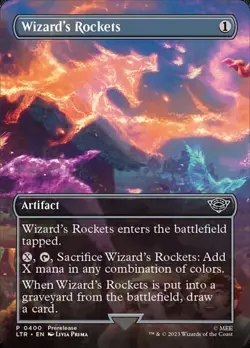2x Wizard's Rockets - Extended Art LTR NM MTG - Image 1