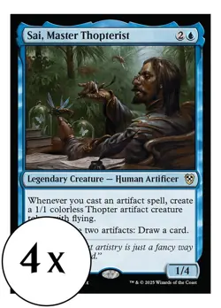 MTG - 4 x Sai, Master Thopterist - Playset 4x x4 - Aetherdrift - Image 1