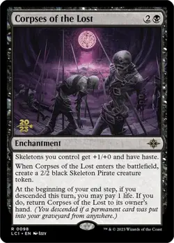 Magic the Gathering: MTG CAVERNS OF IXALAN CORPES OF THE LOST PRERELEASE FOIL - Image 1