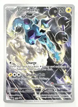 Thundurus 209 *Pokemon Center Stamped Promo* SV: Black Bolt - Image 1