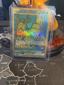 Pokemon TCG: Wo-Chien ex 240/091 Scarlet & Violet Paldean Fates Hyper Rare Gold - Image 1